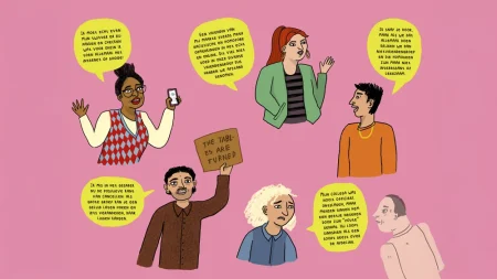 Cancelgesprek kopfkinoillustration wereldmuseum